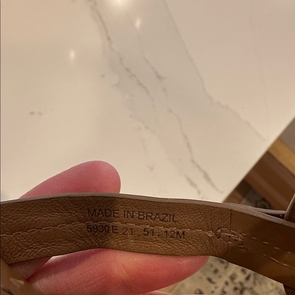 Tory Burch Miller Sandals Patent Tan Size 12 Sand - Picture 9 of 9